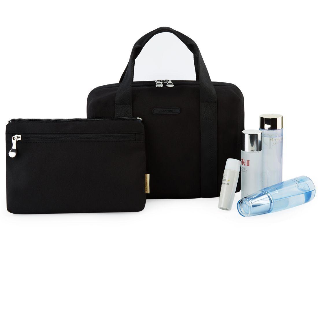 Neceser de viaje y aseo BAGSMART hombre mujer- negro-3