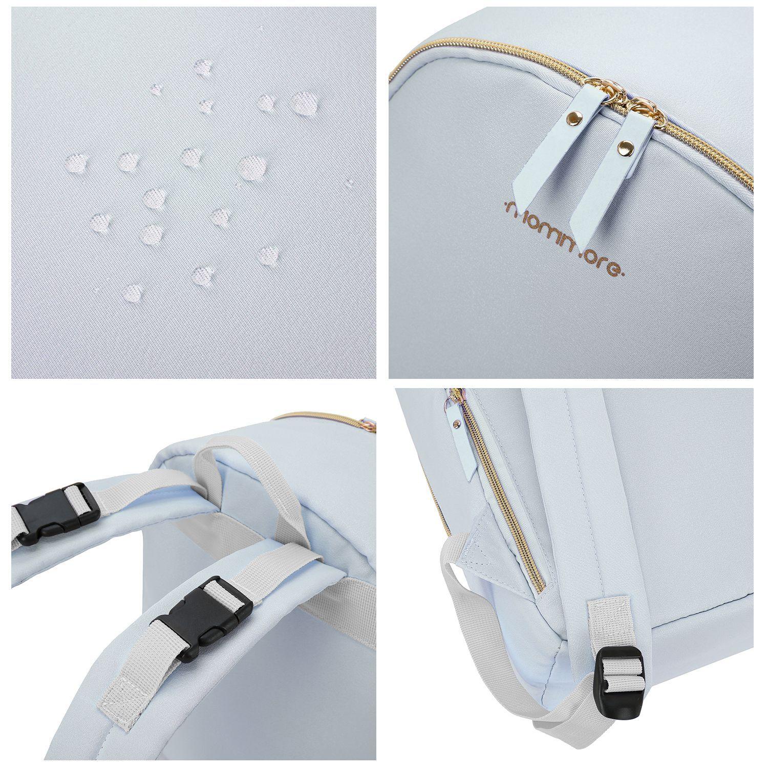 Mochila grande para pañales SIENA para laptop 13"- gris-5