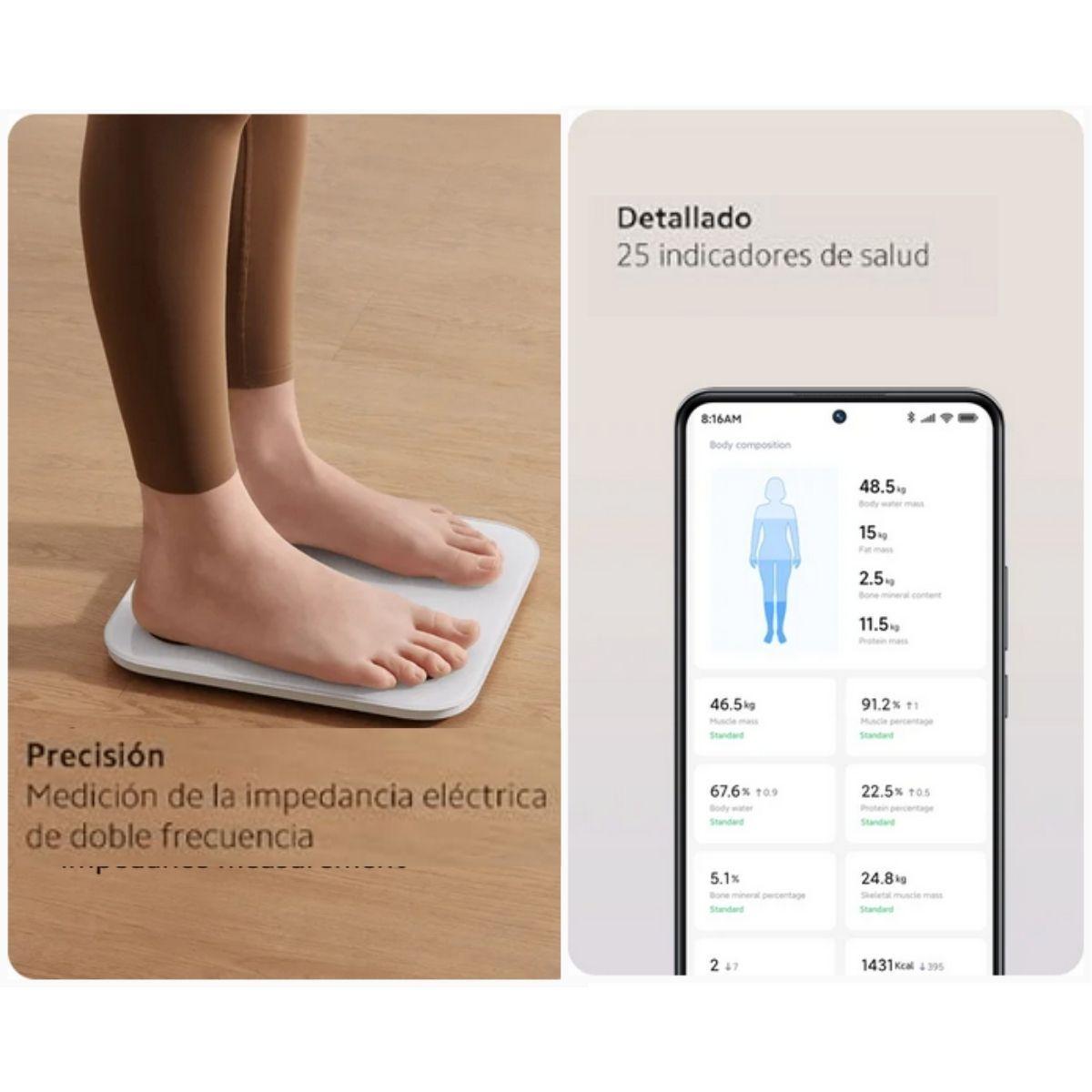 Xiaomi Balanza Inteligente Body Composition Scale S400 -3