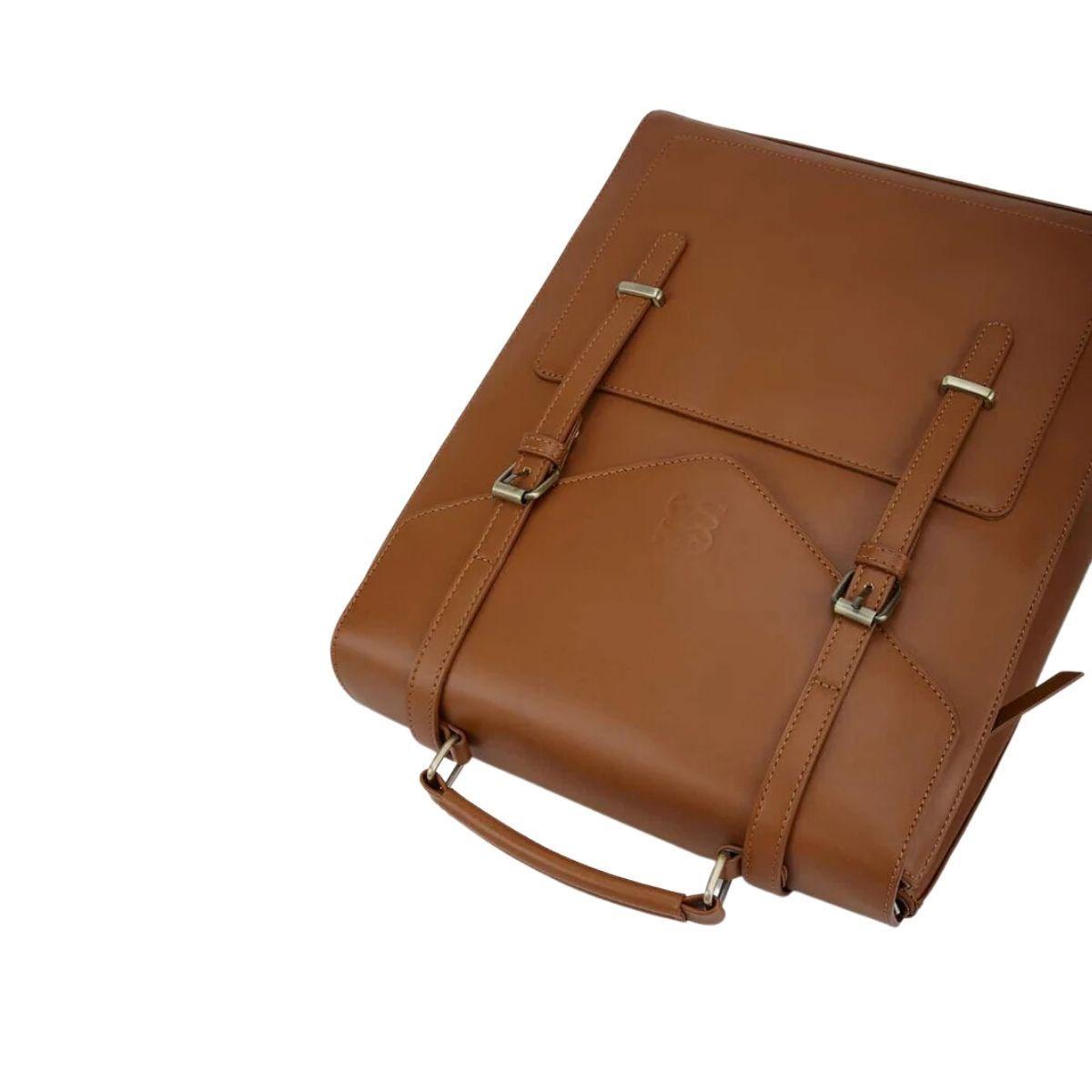 Ecosusi Mochila Vintage BELLADONNA 14" - Marrón-6