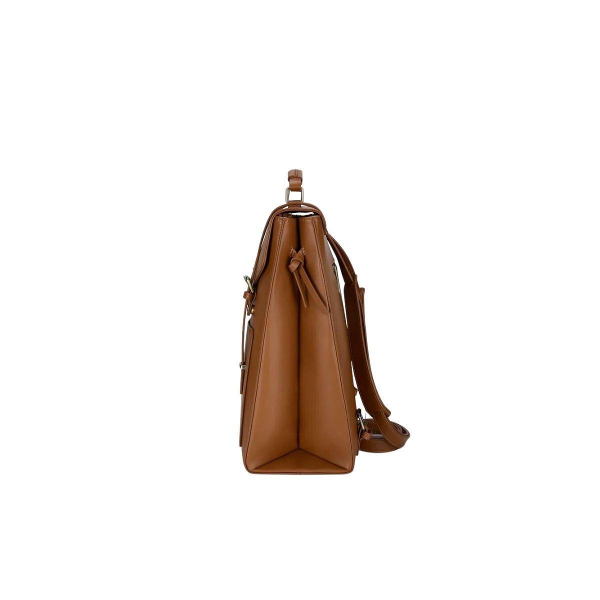 Ecosusi Mochila Vintage BELLADONNA 14" - Marrón-4