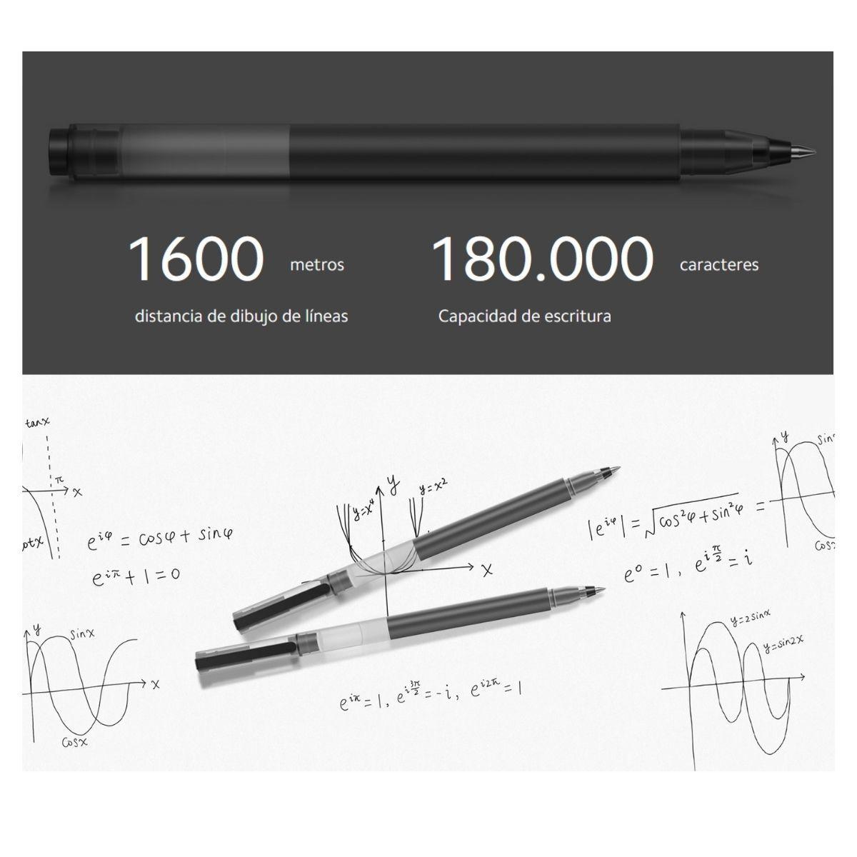 Xiaomi High-capacity Gel Pen Lápiz Pasta Pack x10-7