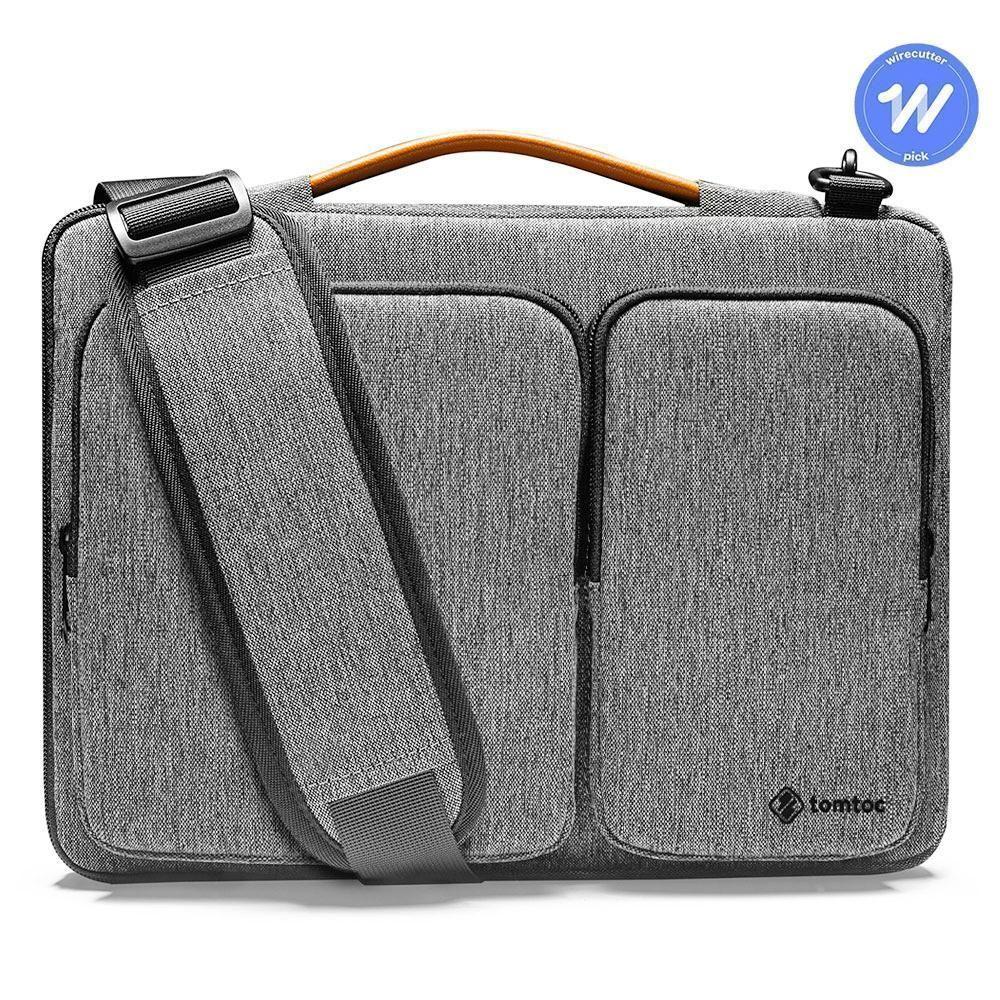 Tomtoc- Bolso De Hombro A42 Para Notebook/macbook 13''- Gris-1
