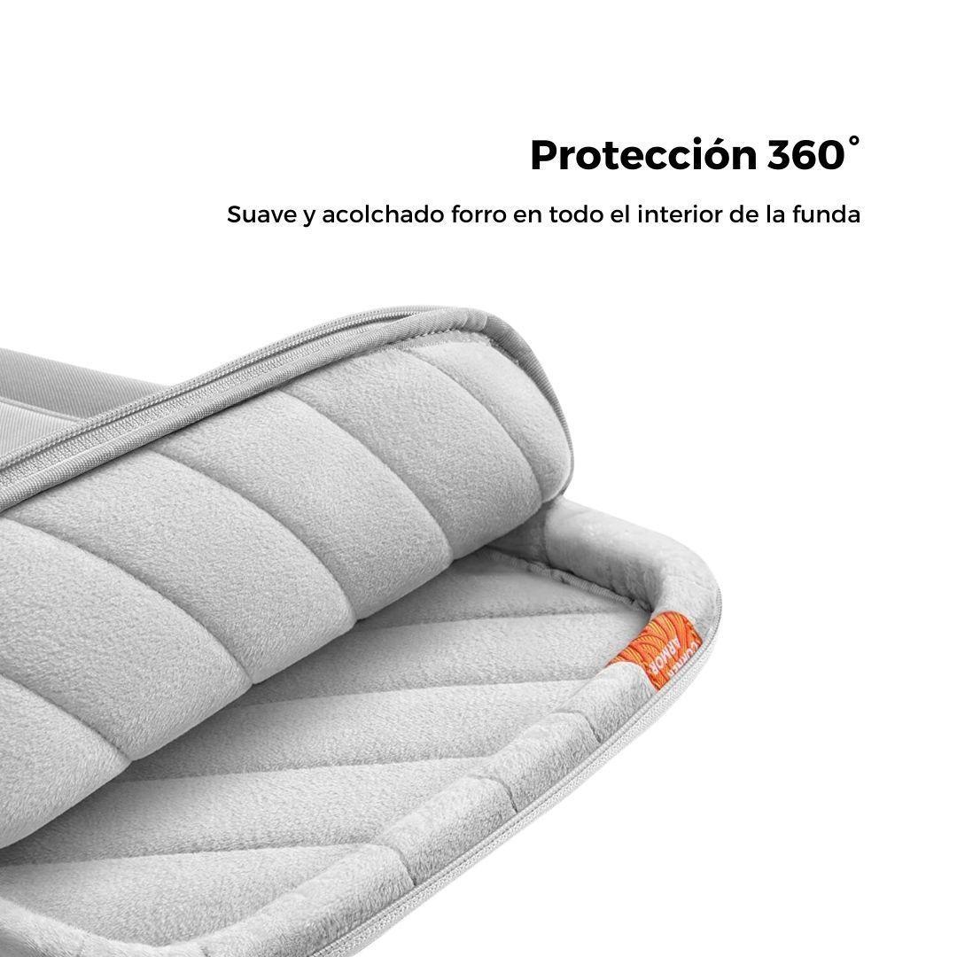 Tomtoc Maletín A14 para Notebook/Macbook Pro hasta 14" - Gris-4