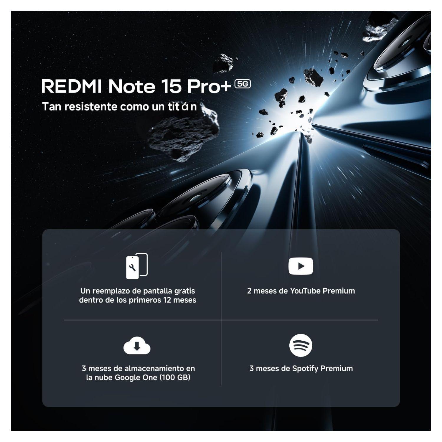 Xiaomi Redmi Note 15 Pro+ 5G 8GB + 256GB Negro-2