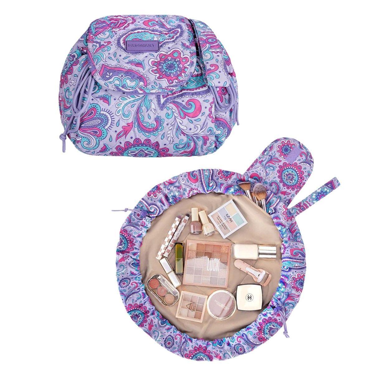 Bagsmart Cosmetiquero Wanderland Acolchado - Morado Flores-1