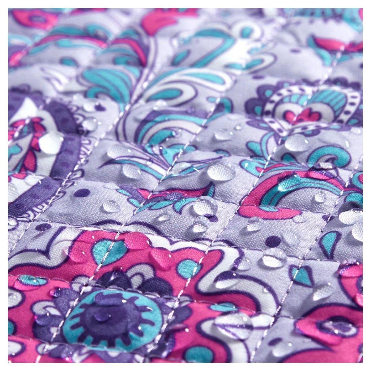 Bagsmart Cosmetiquero Wanderland Acolchado - Morado Flores-5