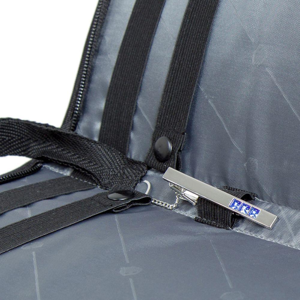 Bagsmart - Estuche de Corbatas para Viajes - Negro-4