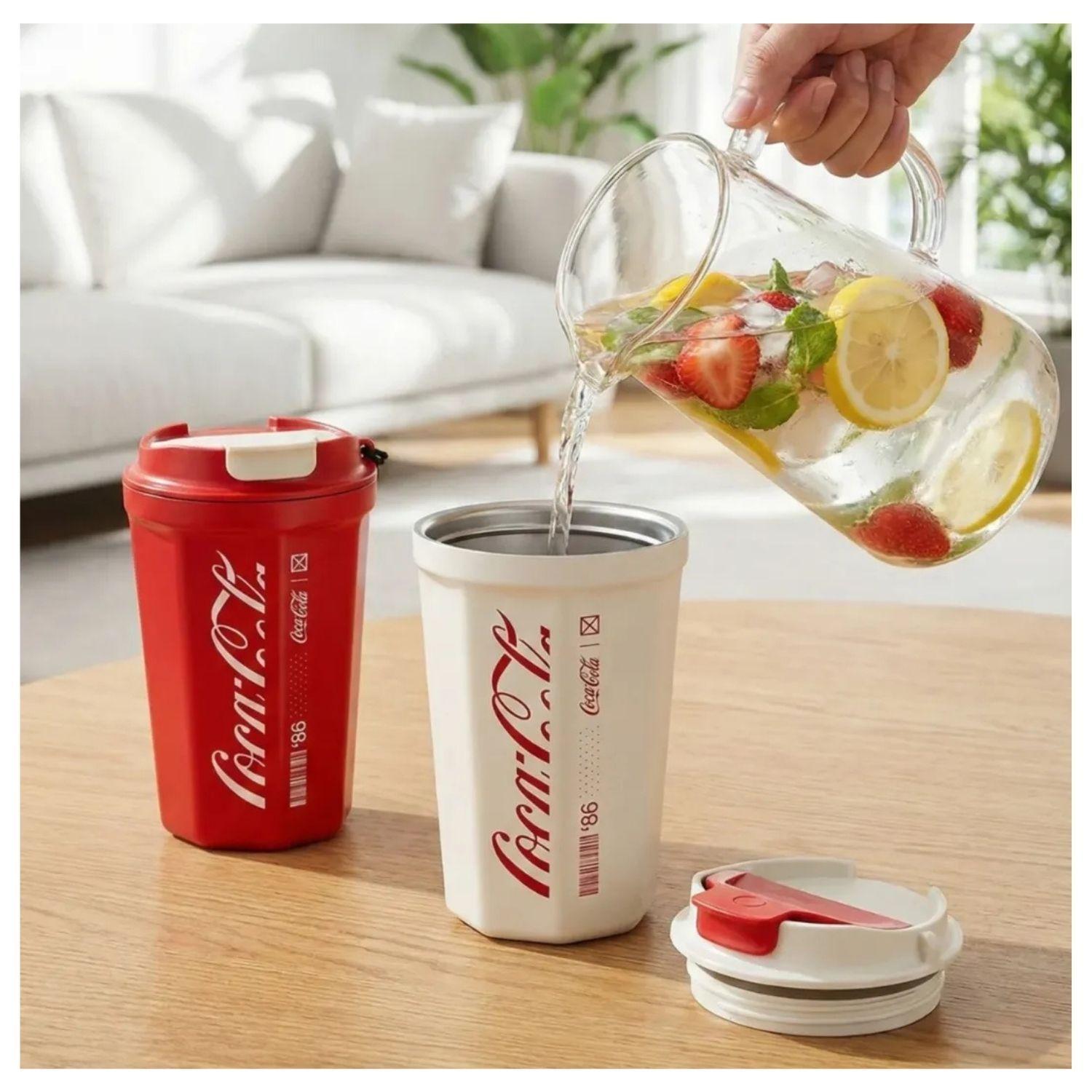 Taza Café GERM x Coca-Cola Diamante 390 ml Blanca-5