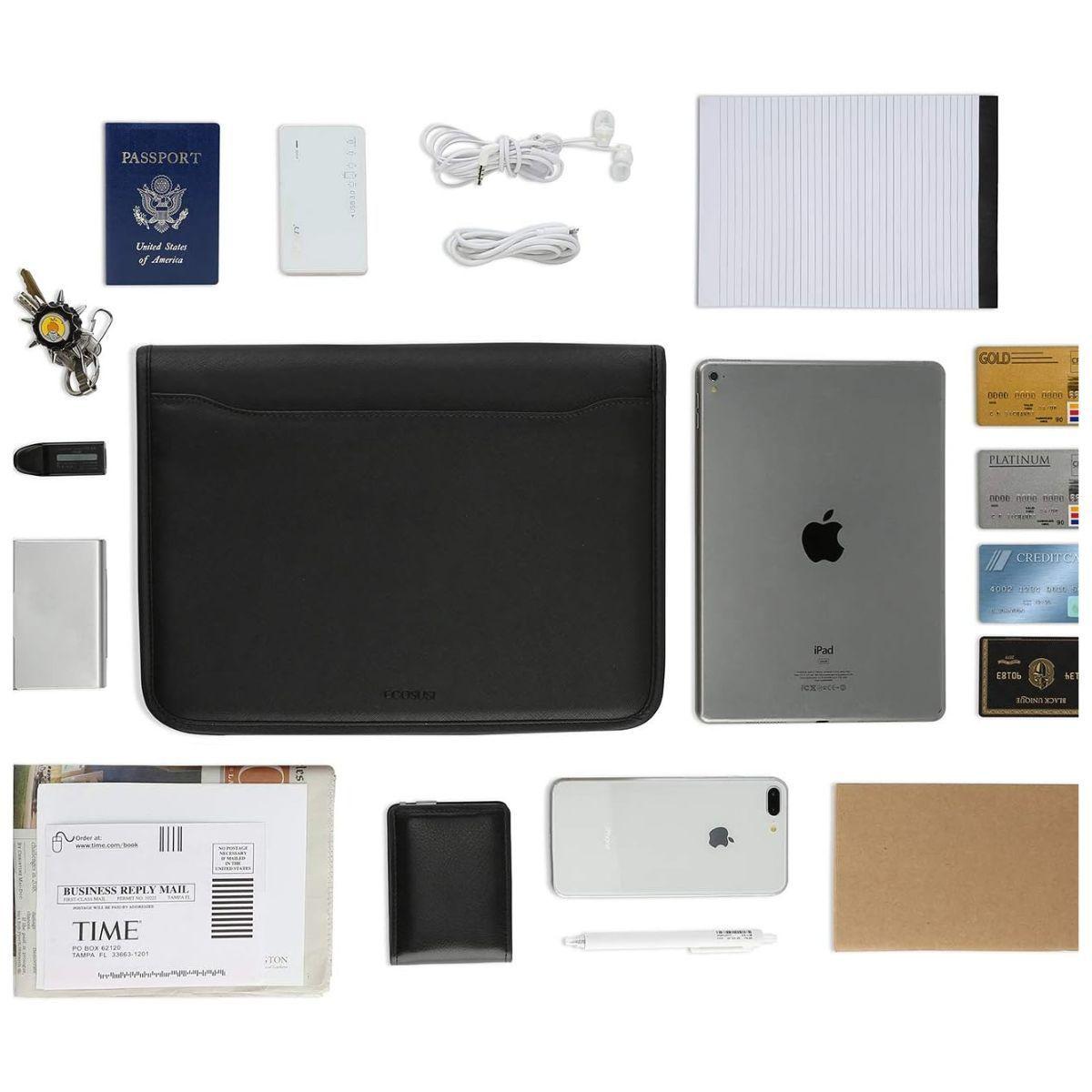 Ecosusi Portafolio 10.5" organizador de documentos - Negro-3