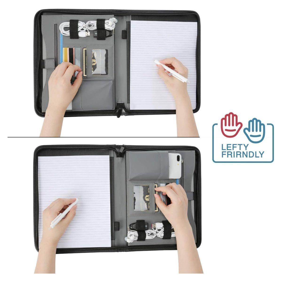 Ecosusi Portafolio 10.5" organizador de documentos - Negro-7