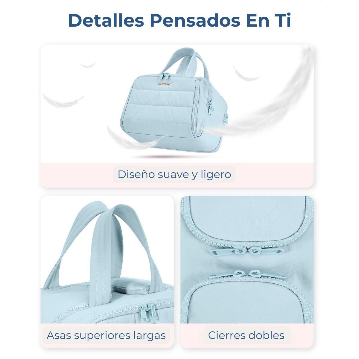 Bagsmart Neceser Multifuncional Zora Spacesaver 4 en 1 - Celeste-4