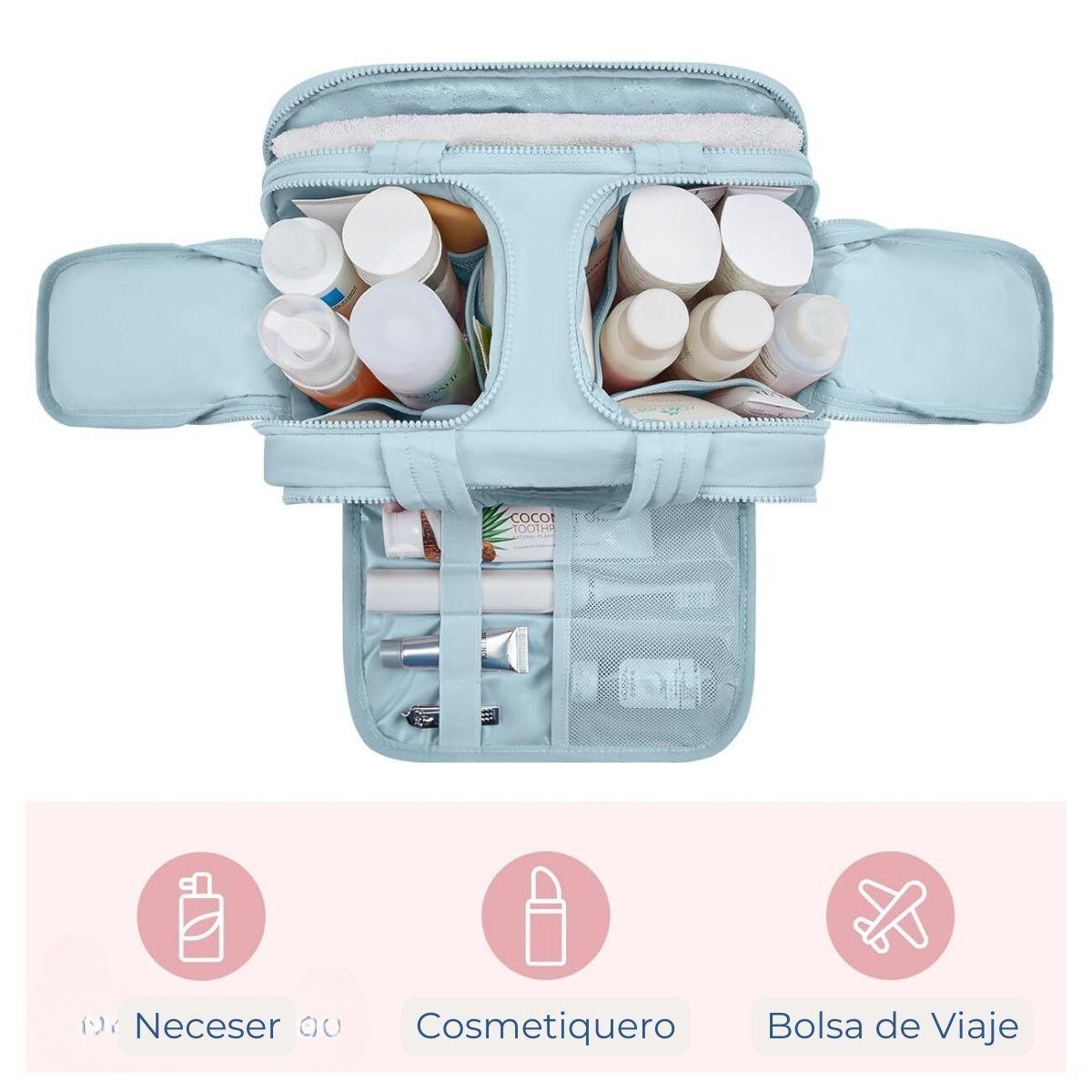 Bagsmart Neceser Multifuncional Zora Spacesaver 4 en 1 - Celeste-5