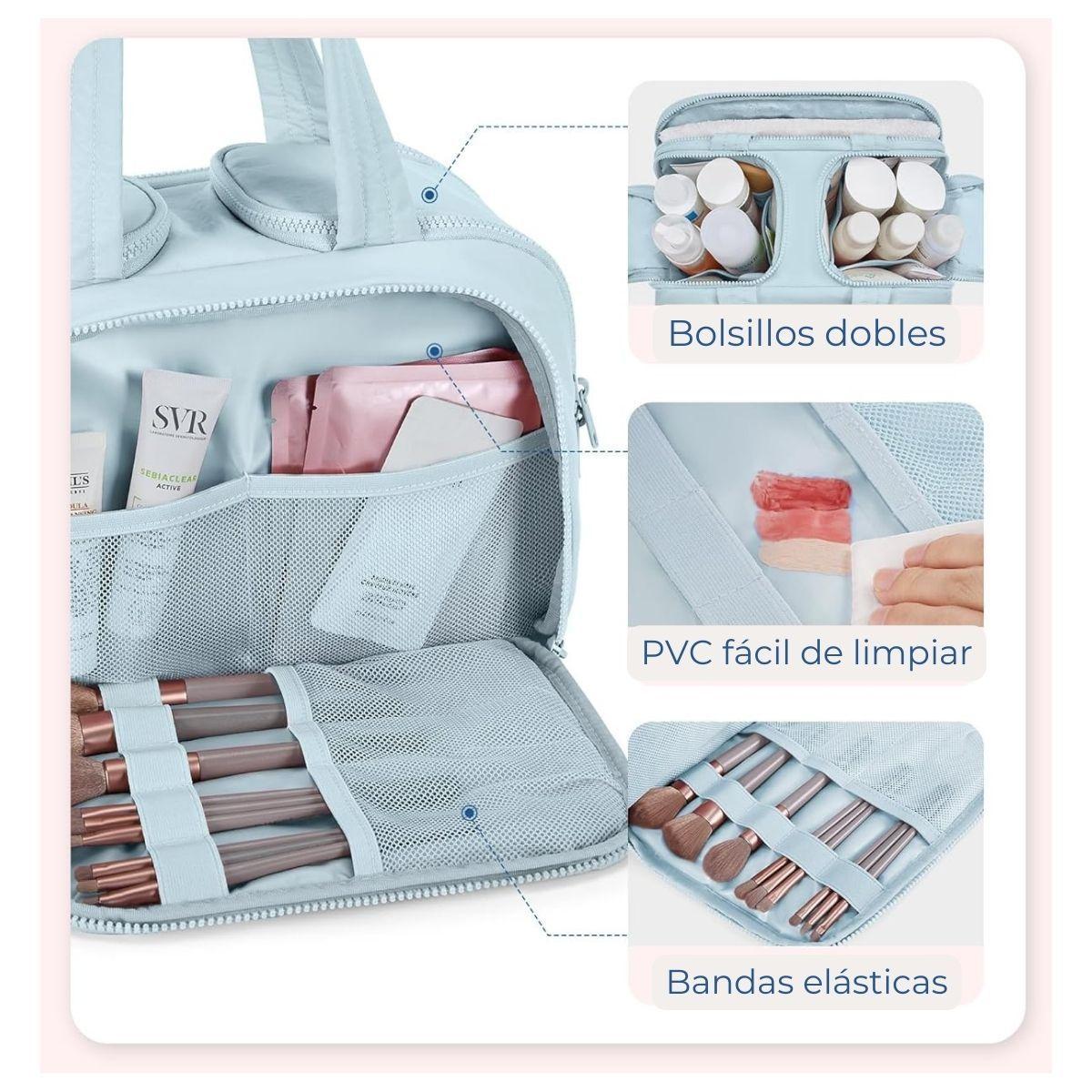 Bagsmart Neceser Multifuncional Zora Spacesaver 4 en 1 - Celeste-6