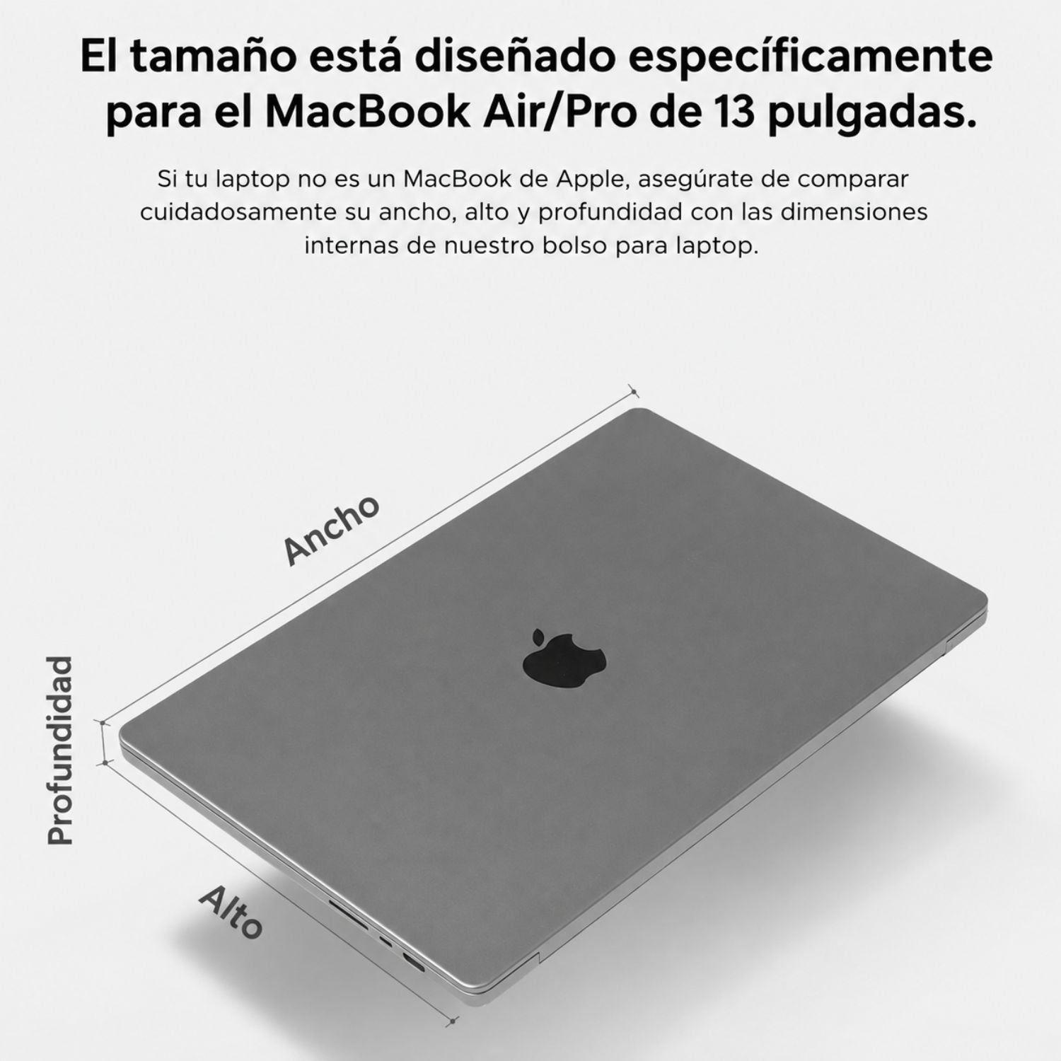 Tomtoc Funda Light-A18 para MacBook Neo/ Air / Pro 13" Azul Oscuro-5