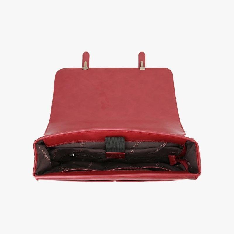 Ecosusi Maletín BOW removible para laptop 15.6" -Burdeo-7