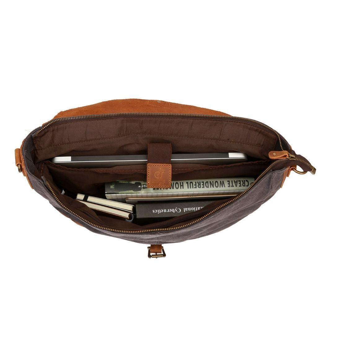 ECOSUSI MALETÍN VINTAGE PARA LAPTOP DE 15.6" - HOMBRE AZUL-1