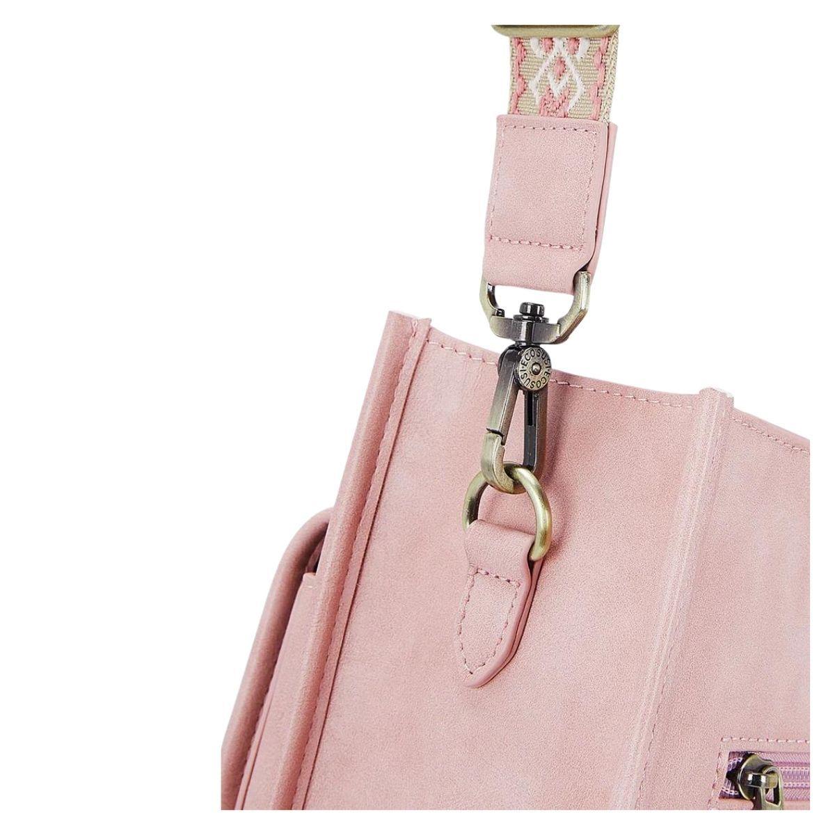 Ecosusi Bolso Mensajero Sophie para tablet 11" - Rosado-7