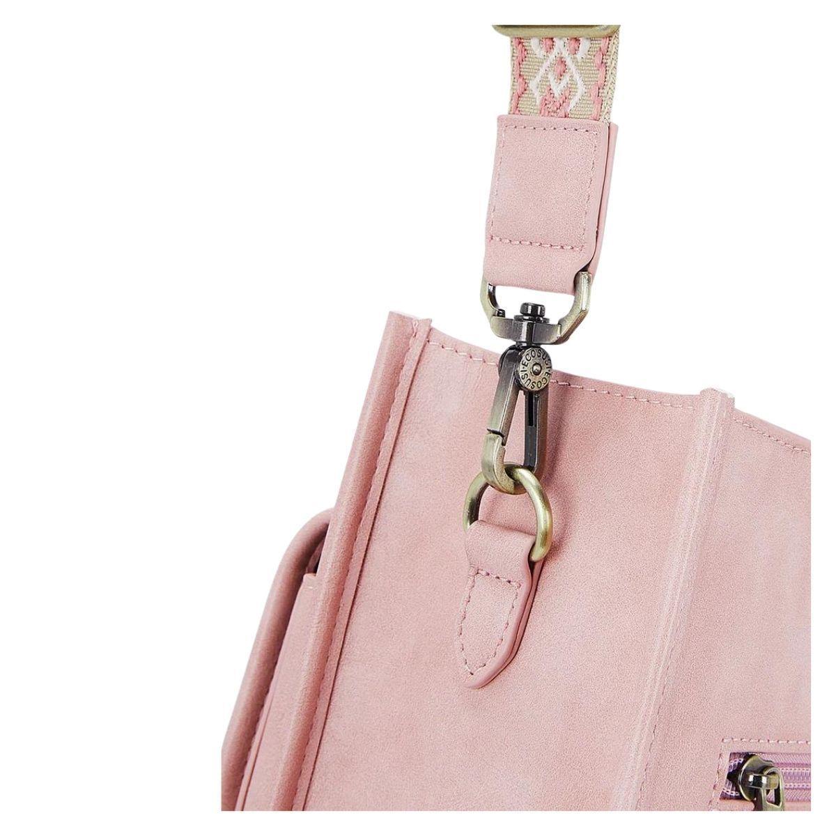 Ecosusi Bolso Mensajero Sophie para tablet 11" - Rosado-7