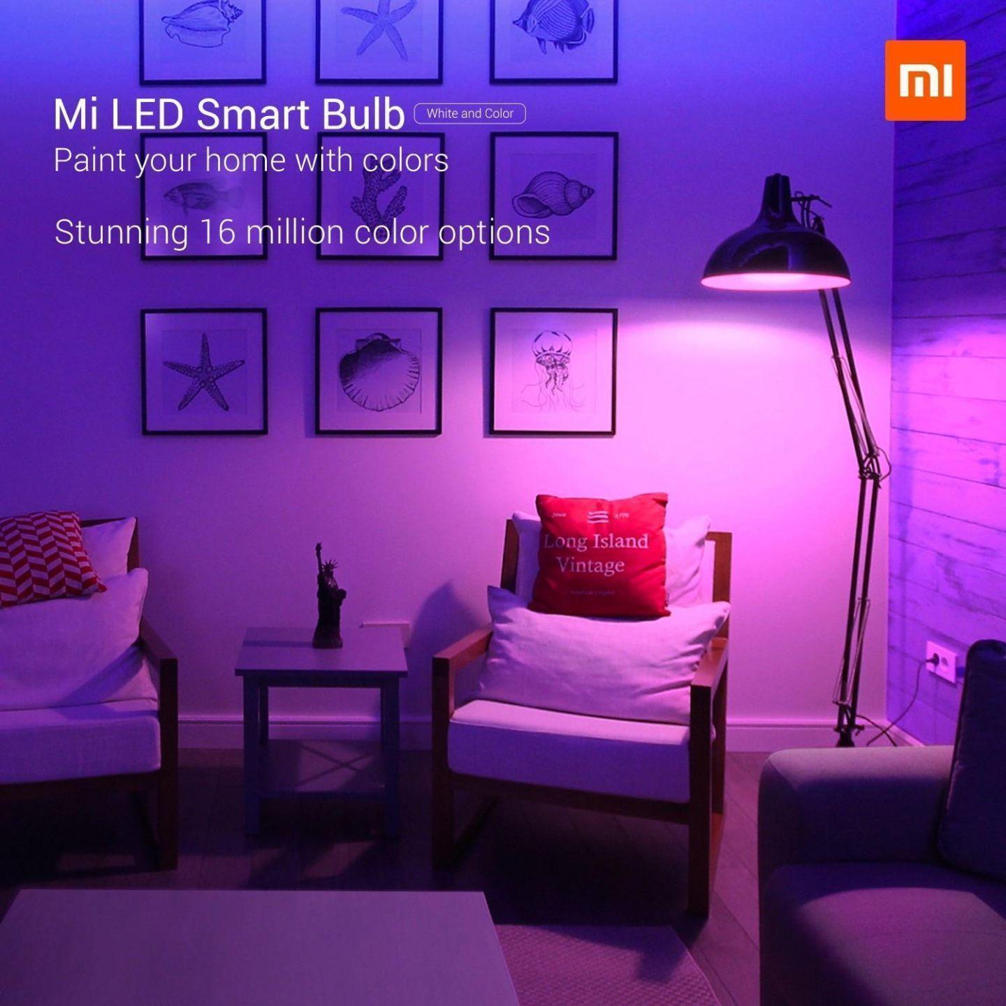 Xiaomi Mi Smart Ampolleta Led Blanco y Color-1