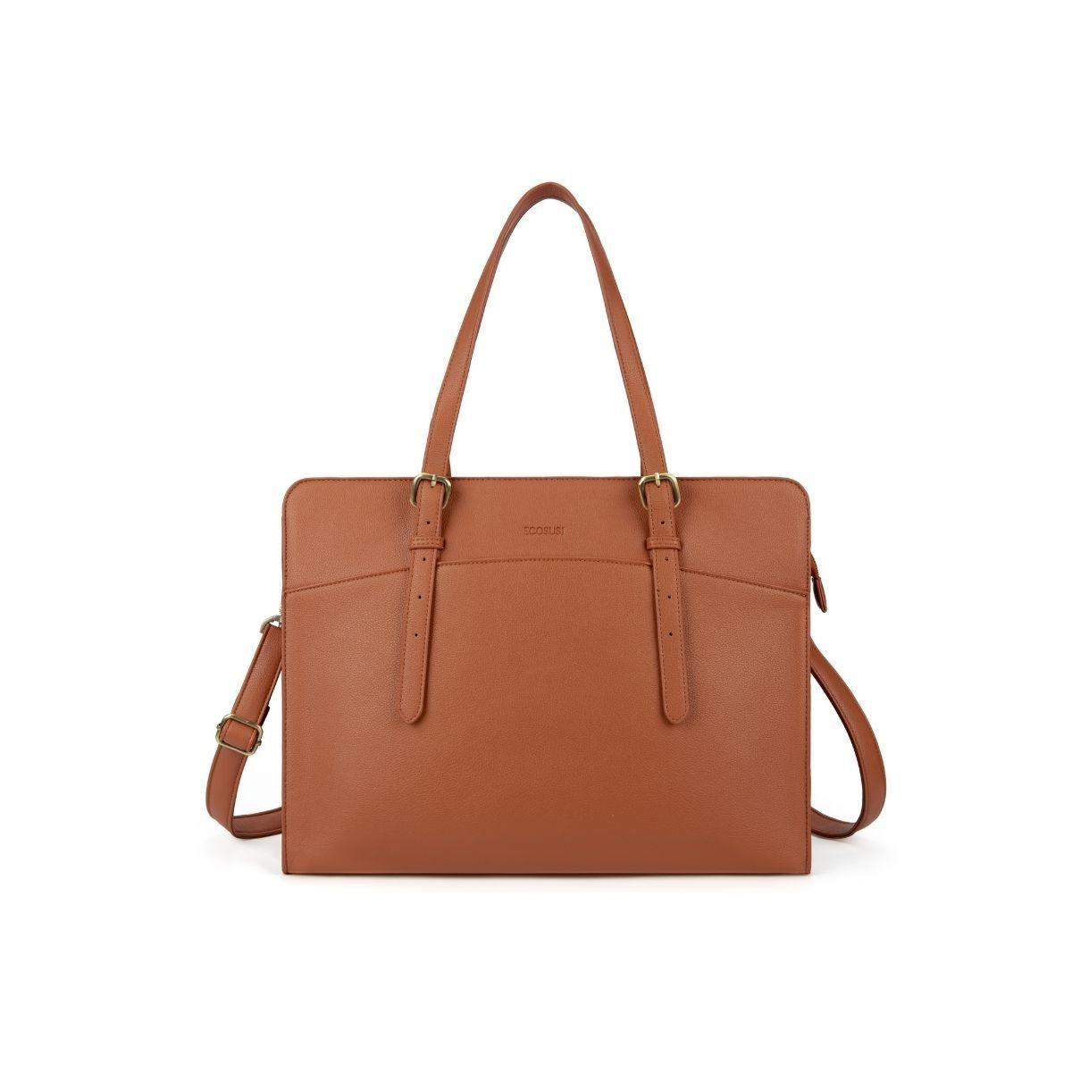 Ecosusi Bolso Tote Versátil para Notebook 15.6" - Marrón-0