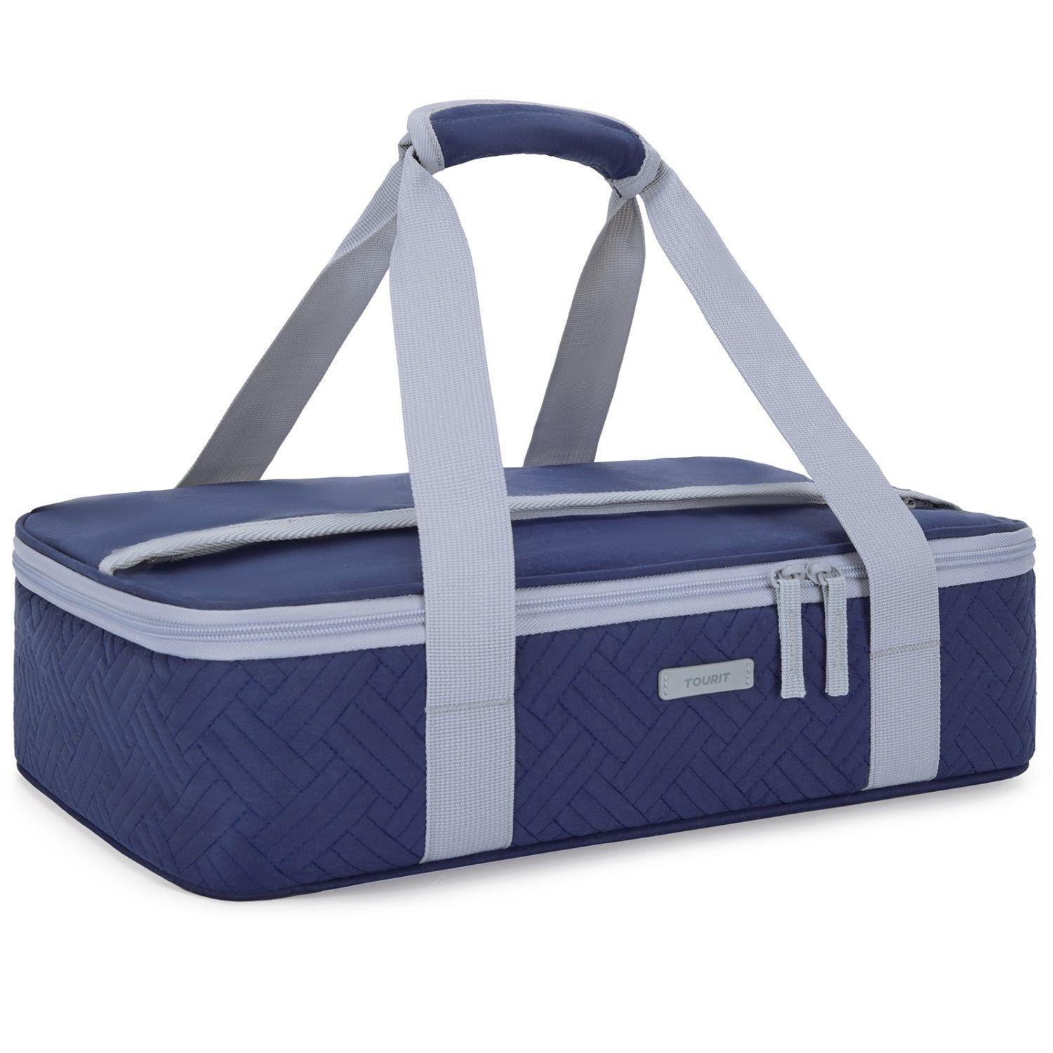 Tourit Bolsa Térmica Comida 23x33cm Impermeable Azul Marino-2