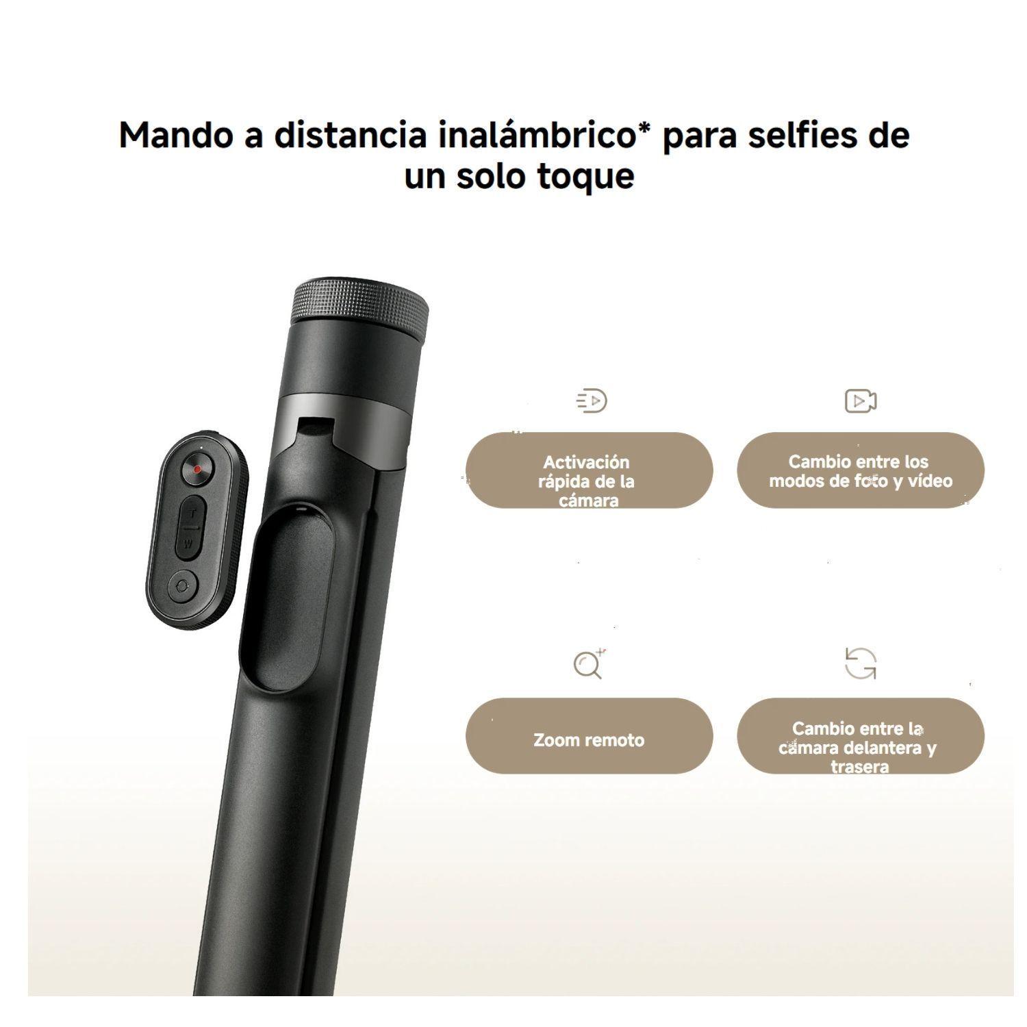 Xiaomi Trípode Selfie Stick Zoom 62" con Control Remoto Negro-4