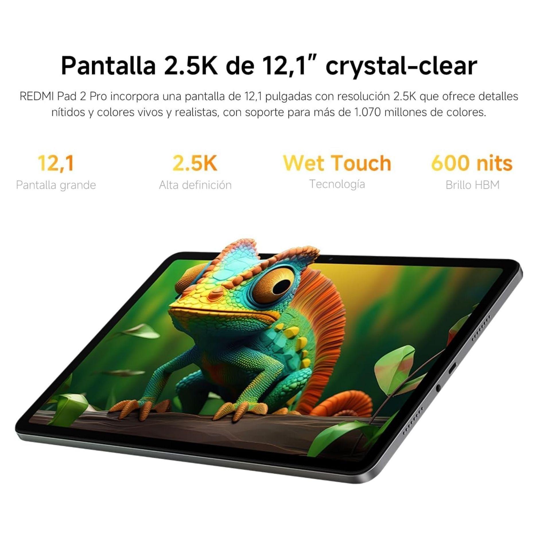 Xiaomi Redmi Pad 2 Pro 12,1" 6GB + 128GB Plateado-3