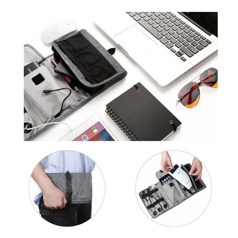 Bagsmart LAX Organizador de accesorios electrónicos- Gris
-5