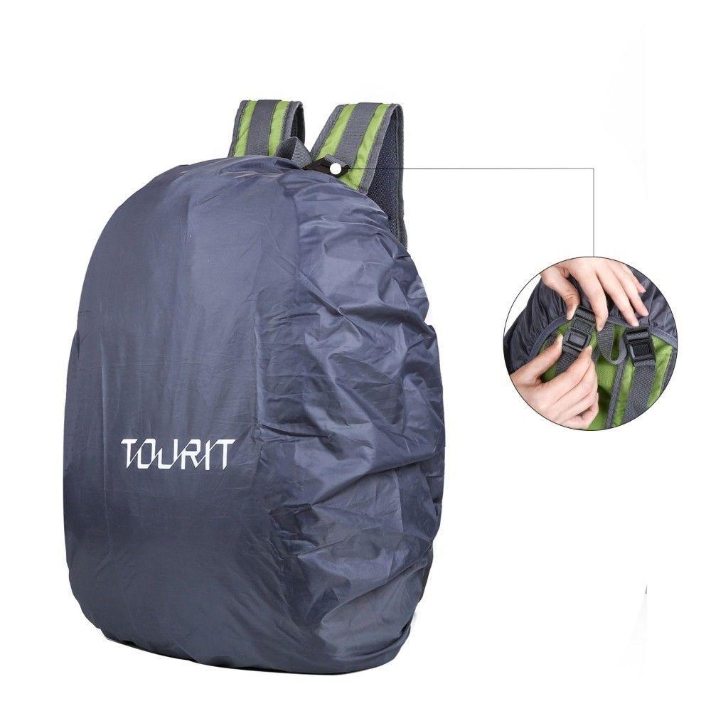 Tourit Mochila Senderismo Plegable de 35L - Verde-3