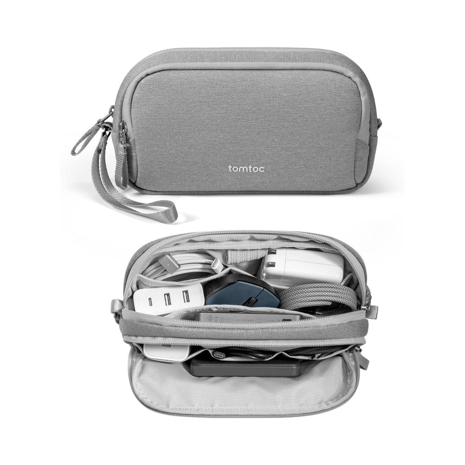 Tomtoc Estuche Light-T12 para Accesorios Electrónicos Mediano - Gris-1
