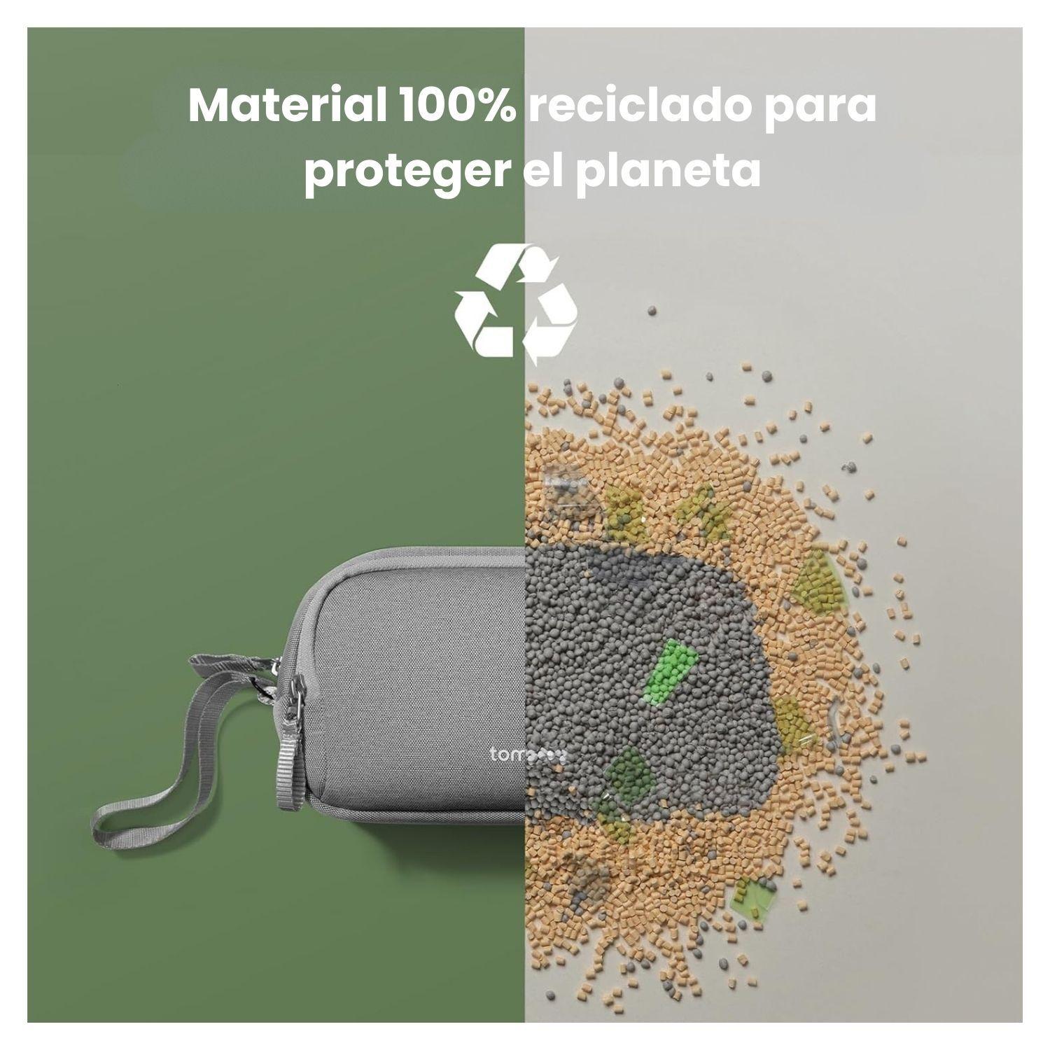 Tomtoc Estuche Light-T12 para Accesorios Electrónicos Mediano - Gris-4