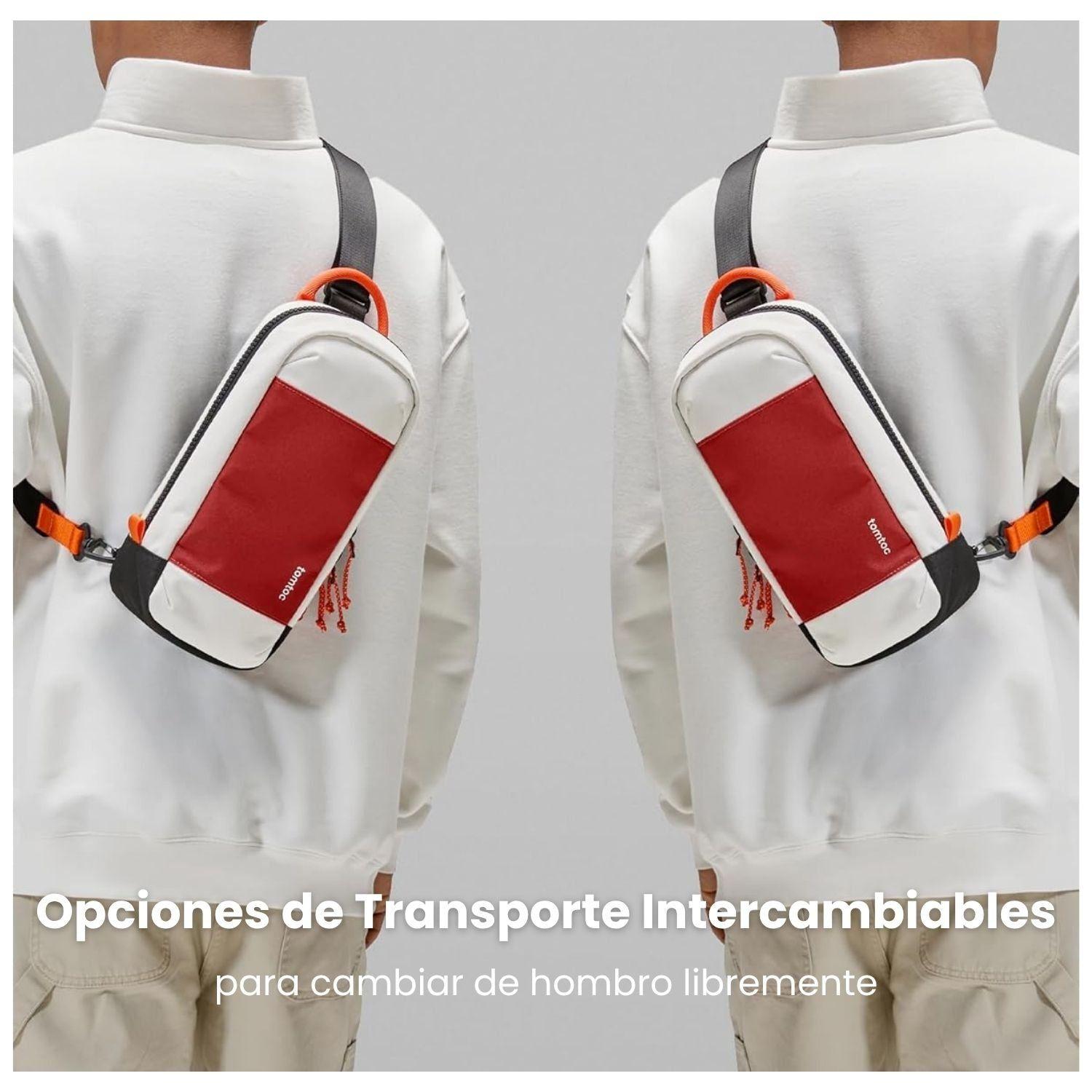 Tomtoc Bolso Bandolera GameOn-G49 para Switch 2 Rojo-3