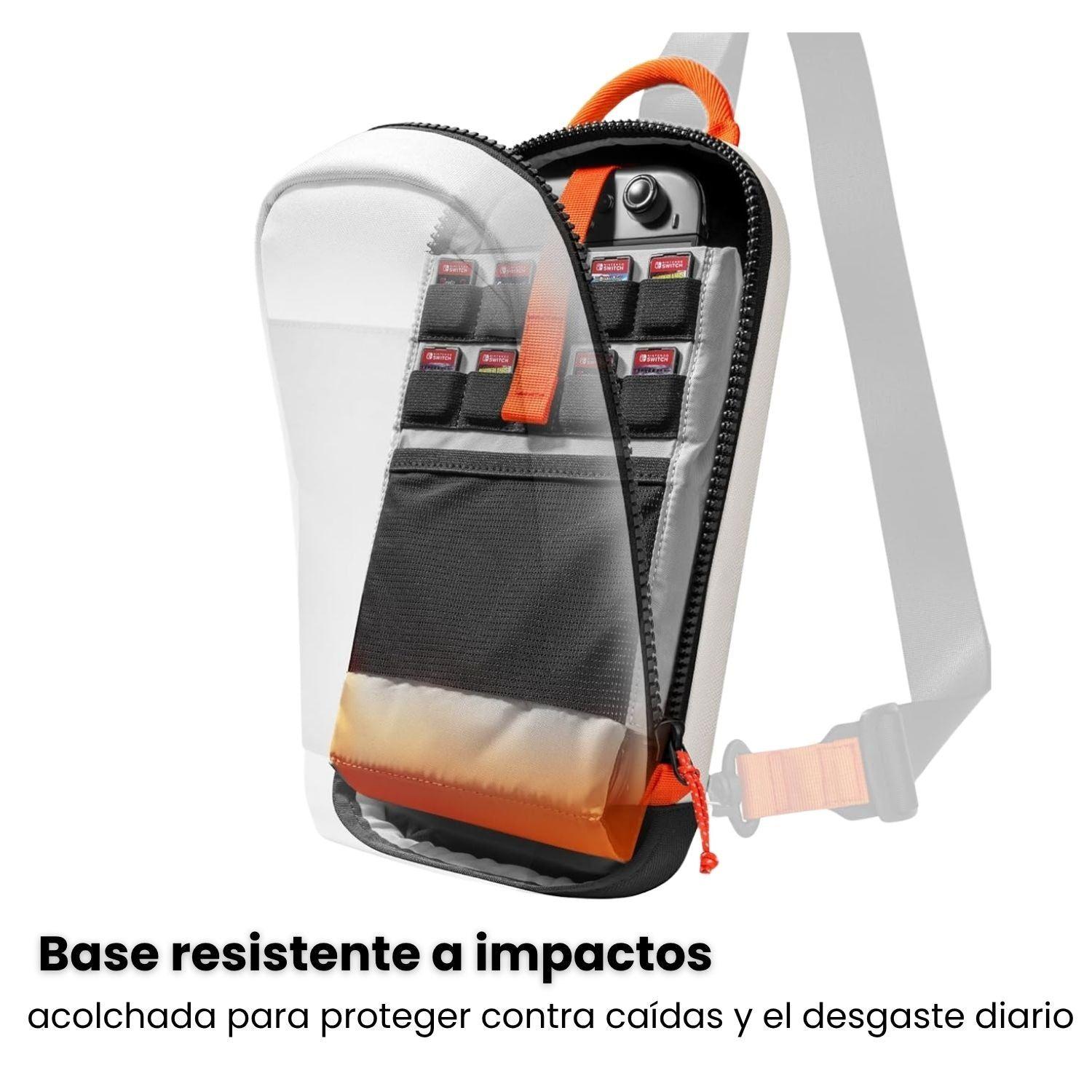 Tomtoc Bolso Bandolera GameOn-G49 para Switch 2 Rojo-4