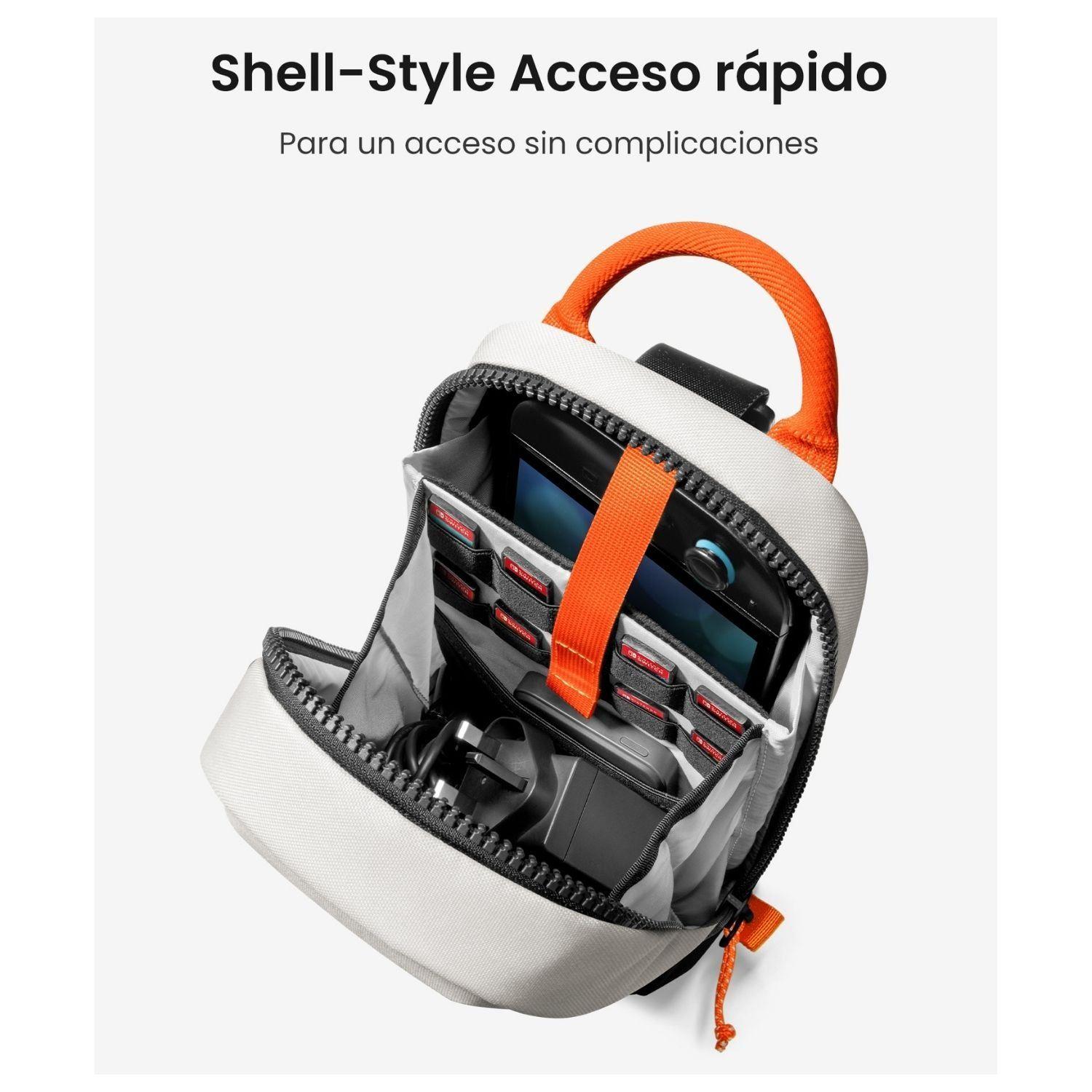 Tomtoc Bolso Bandolera GameOn-G49 para Switch 2 Rojo-8