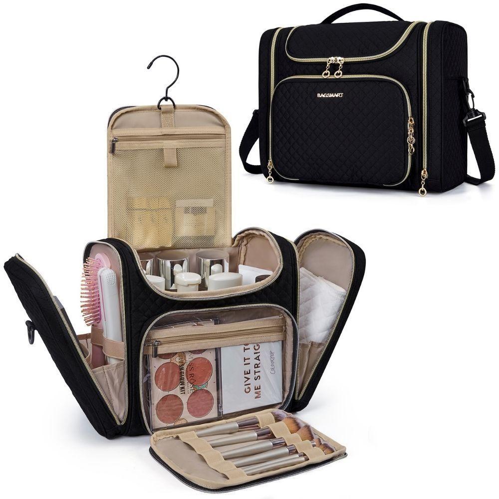Bagsmart - Neceser de viaje gran capacidad - Negro-1