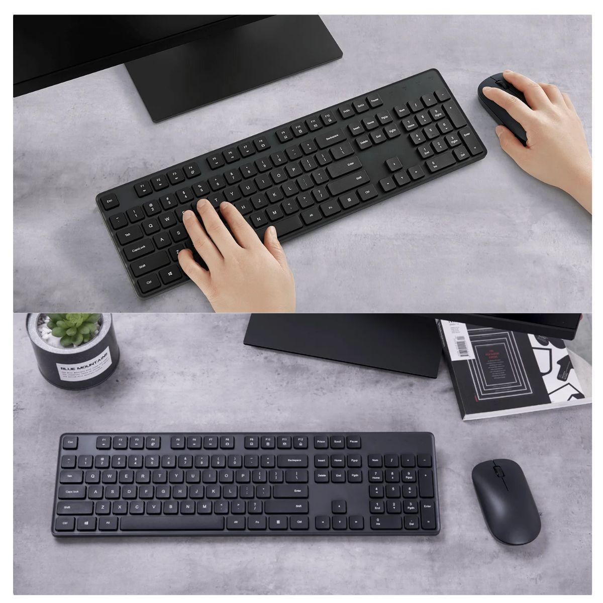 Xiaomi Combo Teclado y Mouse Inalámbricos Negro-2