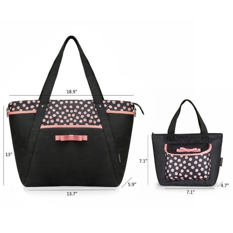 Mommore set de Bolsos Pañalera - Lunares-1