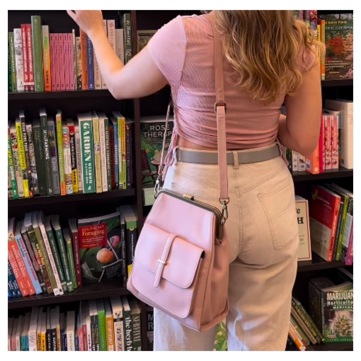 Ecosusi Mochila & Bolso Casual SHORTY - Rosado Millennial-3