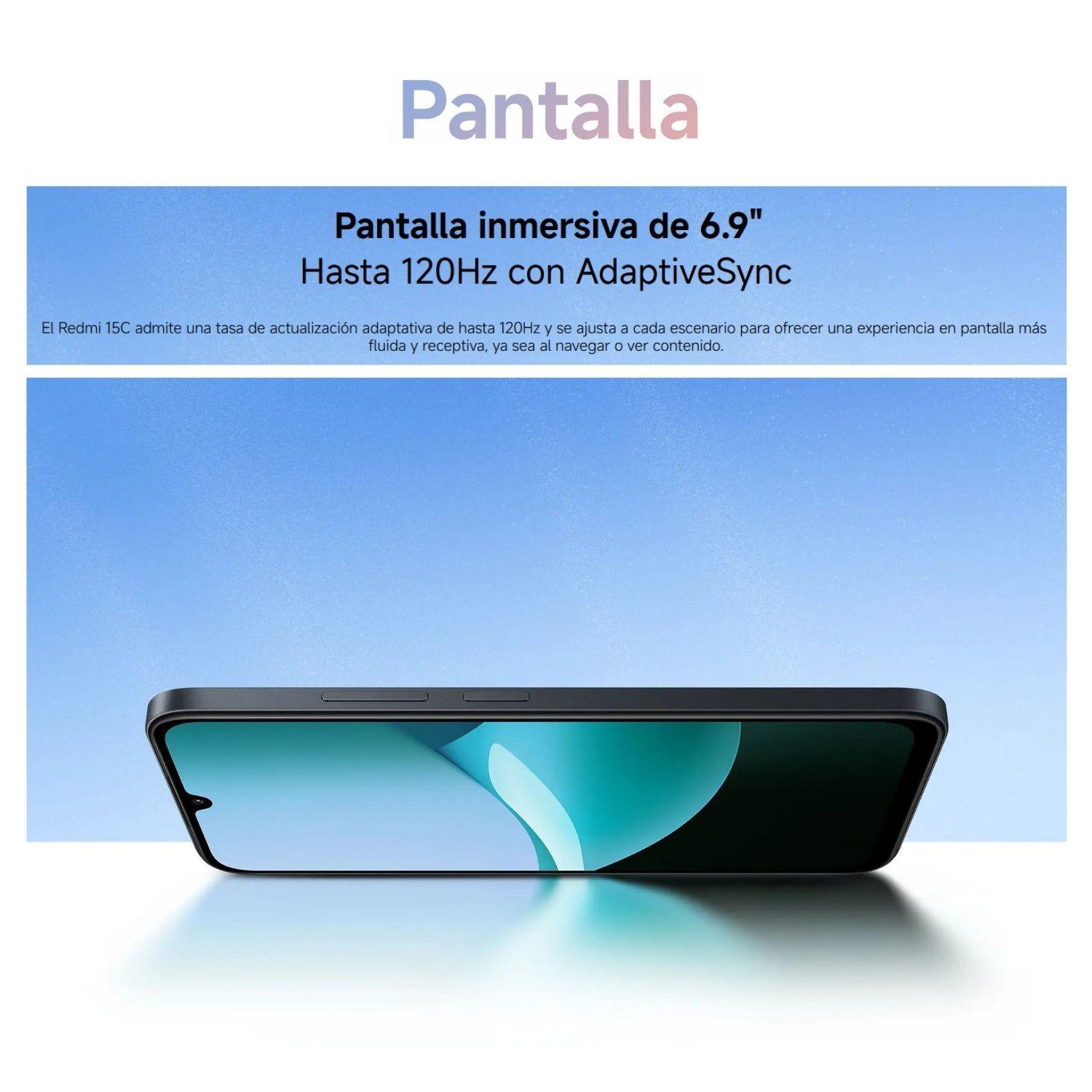 Xiaomi Redmi 15C 4G LTE 8GB + 256GB Negro Ocaso-4