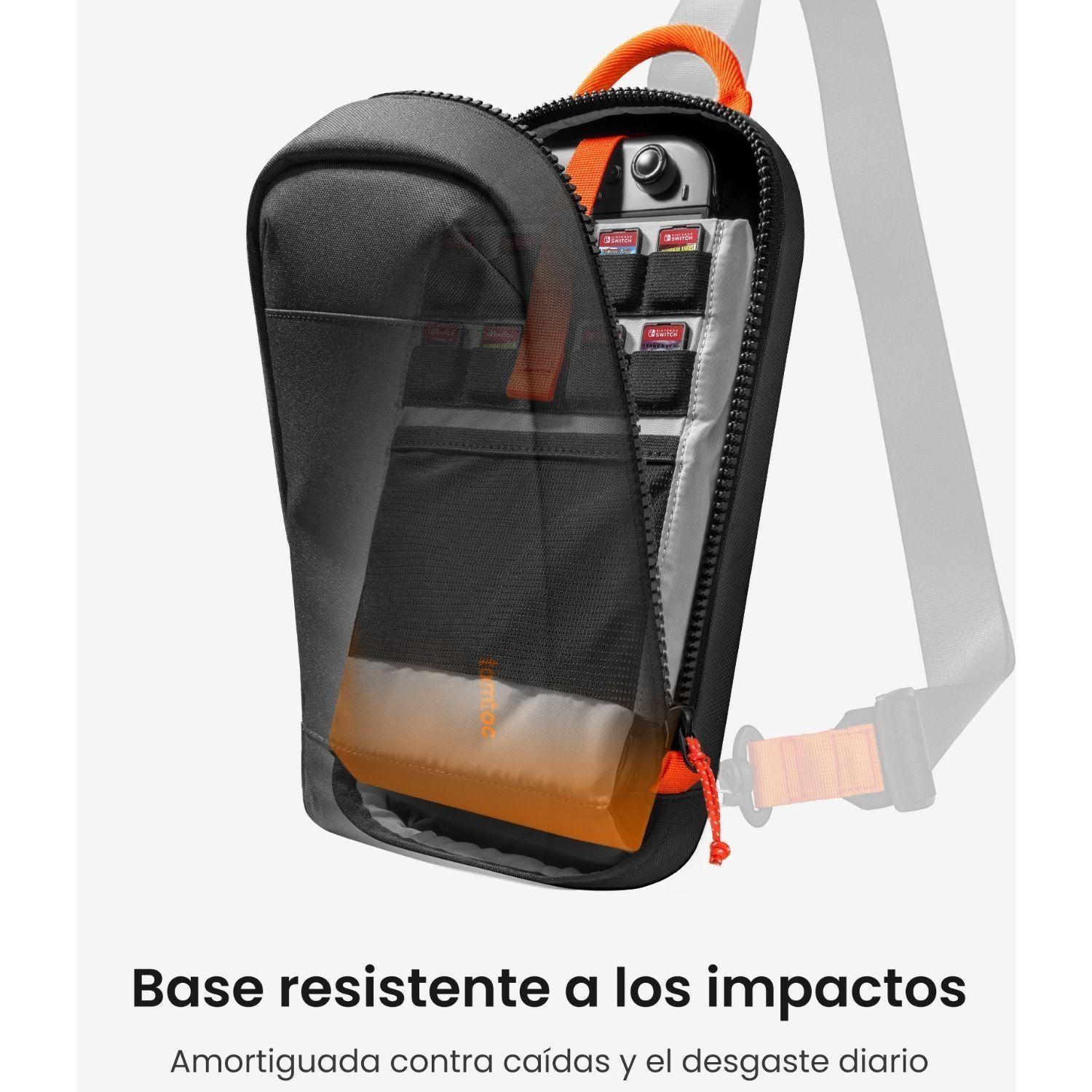Tomtoc Bolso Bandolera GameOn-G49 para Switch 2 Negro-4