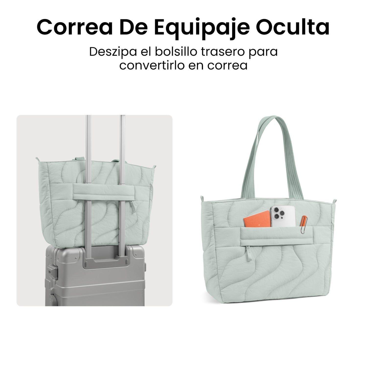 Tomtoc Bolso Tote Terra-T38 10L para MacBook de14" Celeste-5