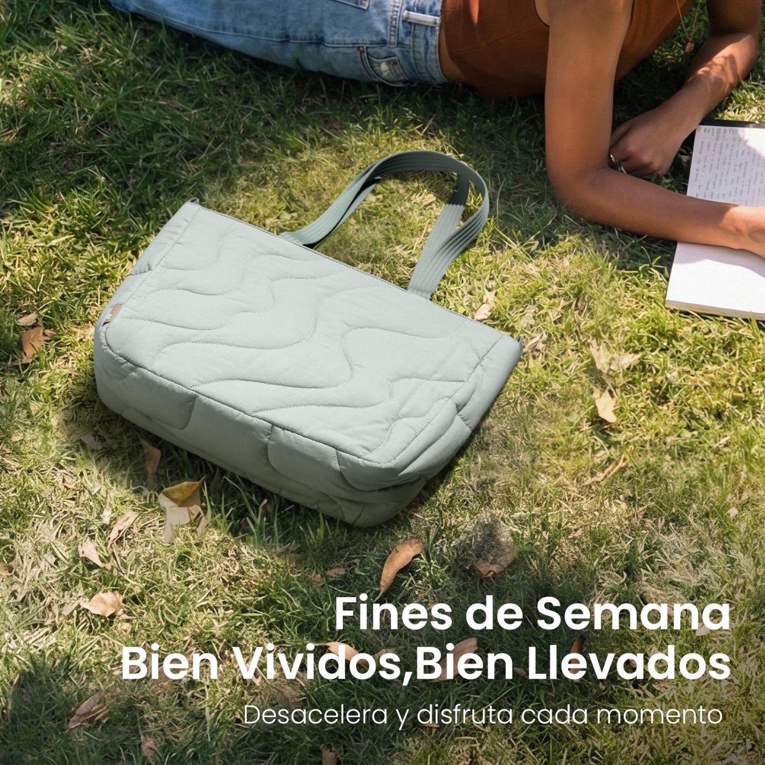 Tomtoc Bolso Tote Terra-T38 10L para MacBook de14" Celeste-8