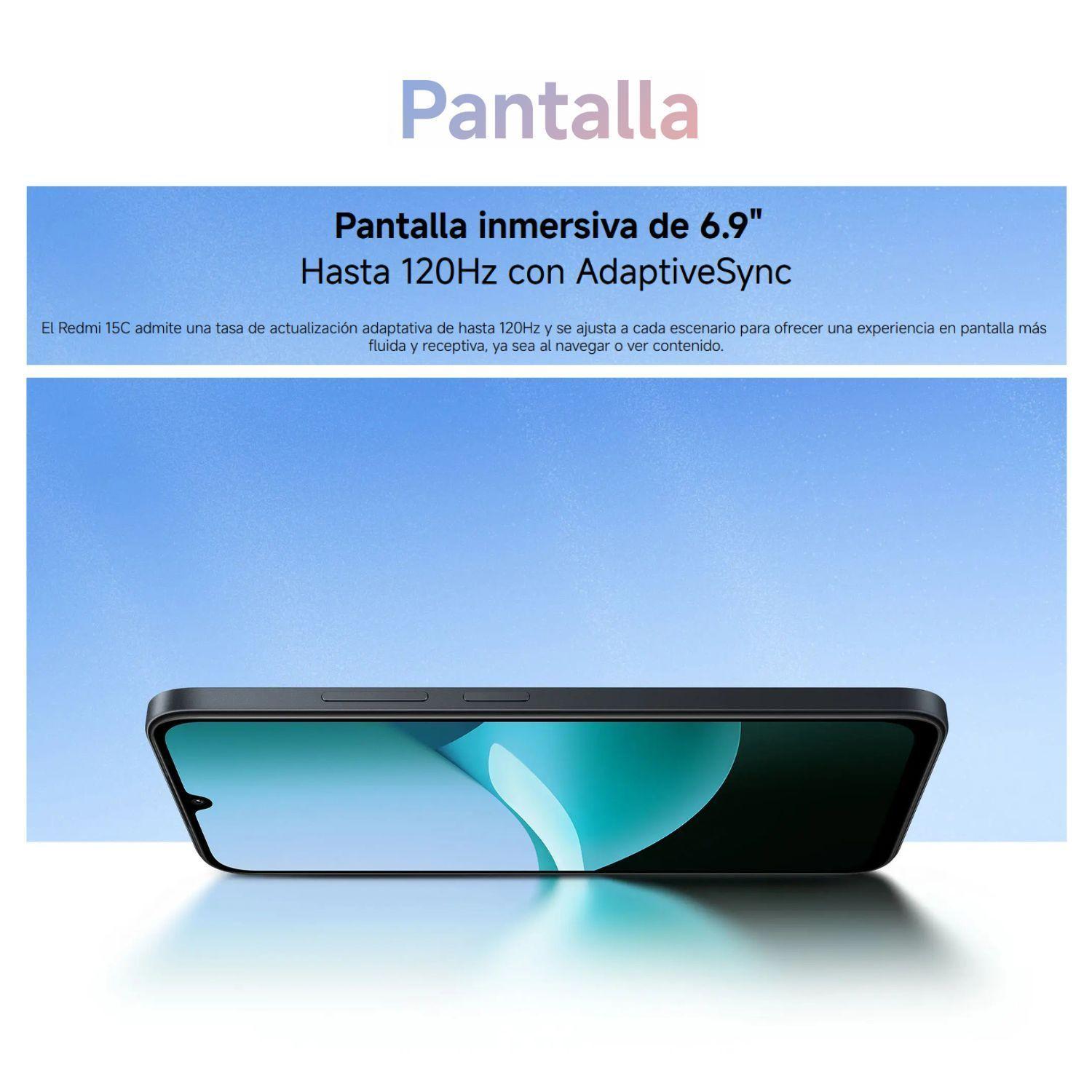 Xiaomi Redmi 15C 4G LTE 4GB + 128GB Negro Ocaso-5