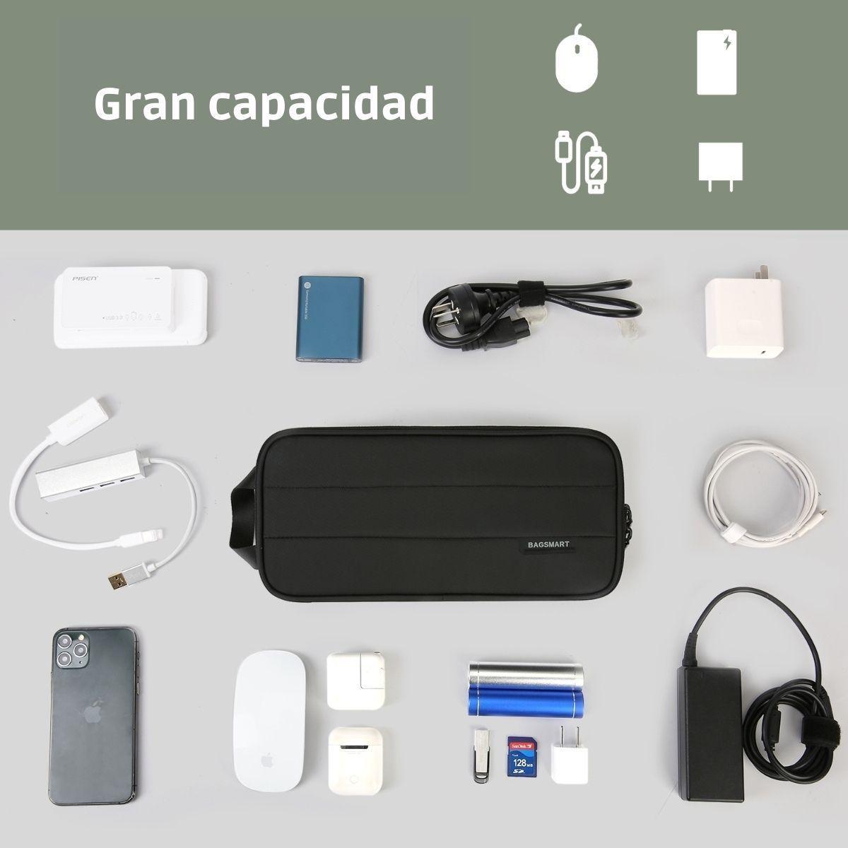 Bagsmart - Organizador de cables Neo Dusk - Negro-4