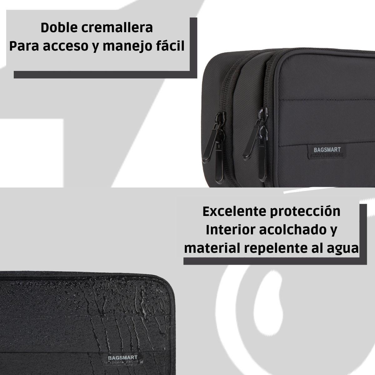 Bagsmart - Organizador de cables Neo Dusk - Negro-2