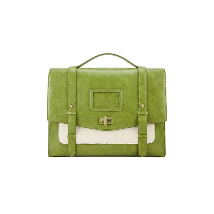 Ecosusi Mochila Cambridge Mujer para notebook de 14.7" - Verde-0