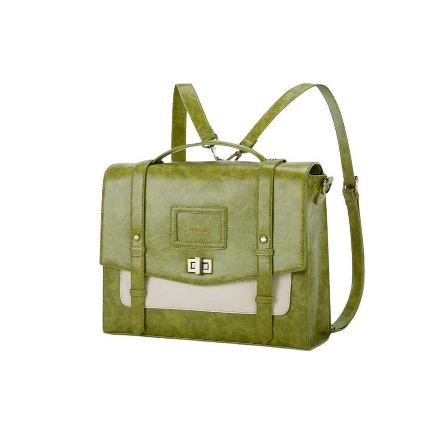 Ecosusi Mochila Cambridge Mujer para notebook de 14.7" - Verde-2