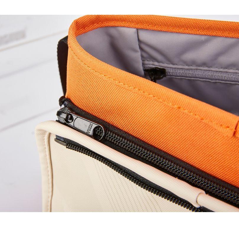 Bagsmart Bolso Bandolera UPSI Compacto de Uso Diario Naranja-4