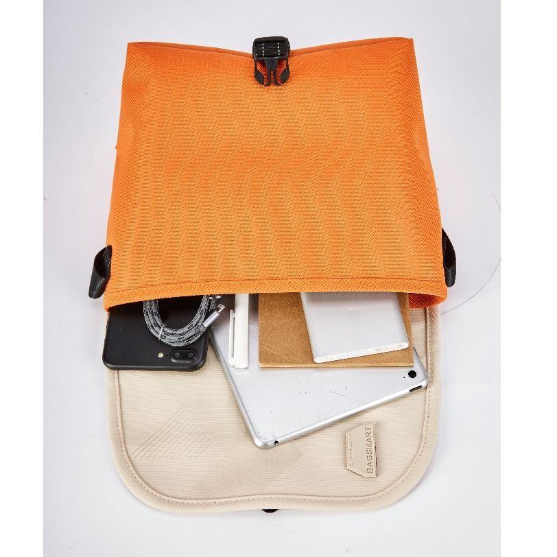 Bagsmart Bolso Bandolera UPSI Compacto de Uso Diario Naranja-5